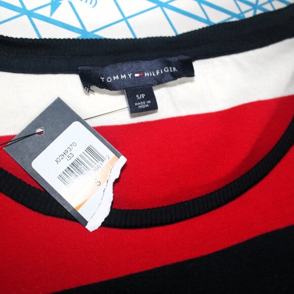 NWT Tommy Hilfiger Red White & Blue Sweater, Small - Picture 7 of 7